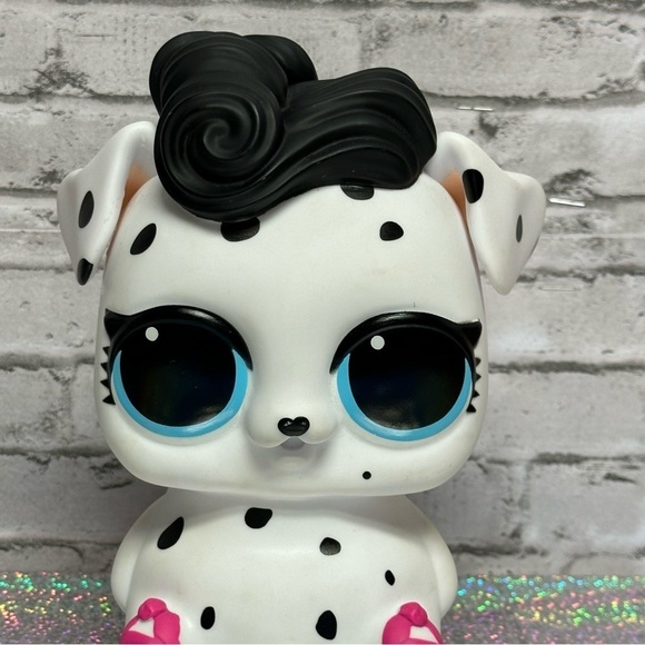 L.O.L. Surprise! Biggie Pet DALMATIAN Dollmation Money Bank 7 inches LOL - Picture 2 of 8